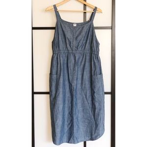 Old Navy denim maternity dress